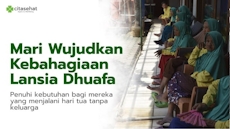 Setiap Rupiahmu Menjadi Kehangatan untuk Lansia