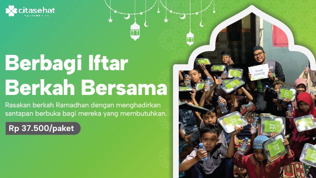 Berkah bersama dengan berbagi iftar